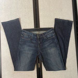 JOE'S JEANS Icon Sz 25 Boot Cut Dark Wash Denim